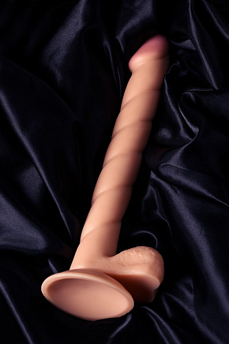 Длинный фаллоимитатор телесного цвета с присоской ToyFa 582014 (28 см)