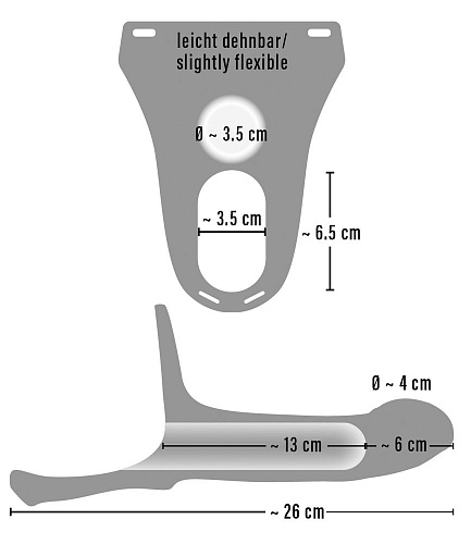 Телесный фаллопротез с вибрацией Orion Vibrating Strap-On 05946010000