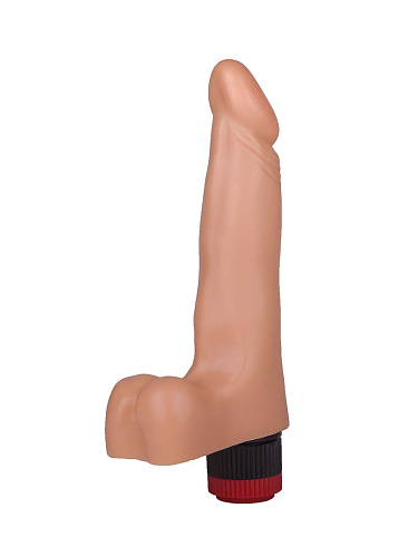 Классический реалистик с вибрацией телесного цвета LOVETOY (А-Полимер) 115000 (17,8 см)
