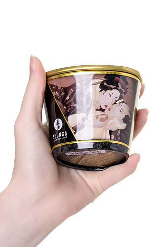 Массажная свеча с ароматом шоколада Shunga Intoxicatin Chocolate  4509