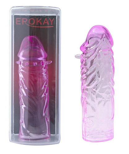 Фиолетовая насадка на пенис Erokay Secret Weapon EK-2219Pr