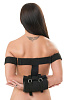 Черная сбруя на предплечья с фиксацией рук Torso Restraints Orion 05336960000