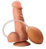 Телесный фаллоимитатор-реалистик на присоске с имитацией эякуляции LOVETOY (А-Полимер) 181200 (17,8 см)