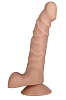 Реалистичный фаллоимитатор телесного цвета на присоске Сумерки богов №17 101-17 BX DD (18 см)