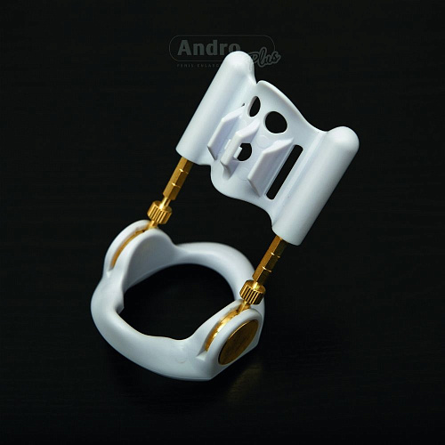 Бело-золотой экстендер для мужчин AndroPlus DP0001