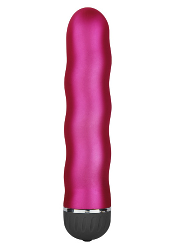 Ярко-розовый гладкий вибратор Toy Joy Mega Power Gyrating 3006010117 (20 см)