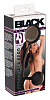 Чёрное эрекционное кольцо с шариком для анальной стимуляции Orion 0512141