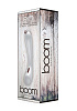 Белый гладкий вибромассажёр Shots Media BV Elm BOOM008WHT (22 см)