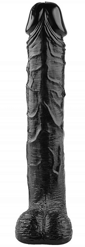 Чёрный фаллоимитатор-гигант Сумерки богов 1016-26 BX DD (51 см)