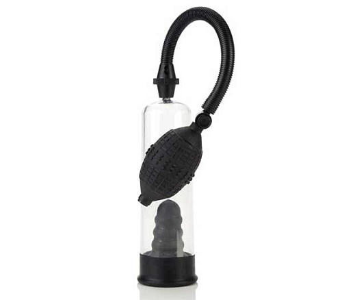 Прозрачная вакуумная помпа California Exotic Novelties ROOKIE PENIS PUMP SE-1020-00-3