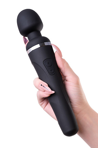 Чёрный вибромассажёр Lovense Domi 2 LE-08 (23,3 см)