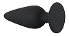 Чёрная анальная втулка Orion Heavy Plug Small 05329910000 (7,8 см)