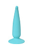 Мятная силиконовая анальная пробка ToyFa Сappy 357001 (12,5 см)
