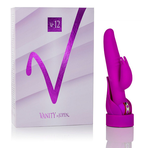 Эксклюзивный хай-тек вибратор фиолетового цвета Jopen VANITY BY JOPEN VR12 JO-4770-14 (23,5 см)