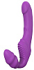 Фиолетовый безремневой вибрострапон Dream Toys DOUBLE DIPPER 21505