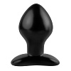 Большая анальная пробка для фистинга в чёрном цвете Pipedream Mega Silicone Plug PD4606-23 (14,5 см)