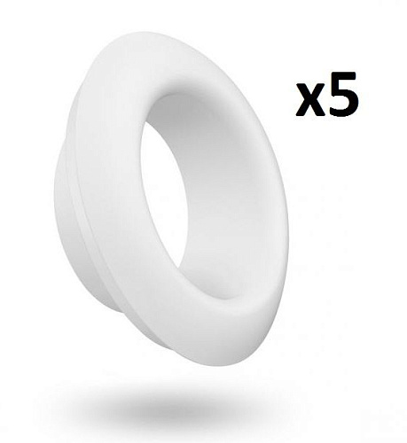 Набор из 5 белых сменных насадок Satisfyer J2018-3-c (для Satisfyer Pro Deluxe)