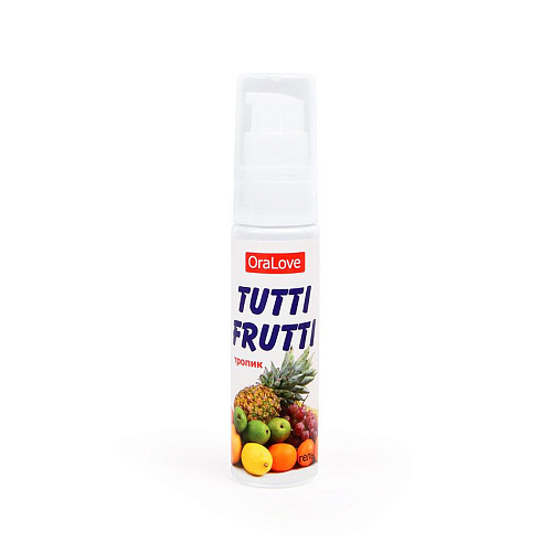 Гель-смазка со вкусом тропических фруктов Биоритм Tutti-frutti LB-30004 (30 гр)