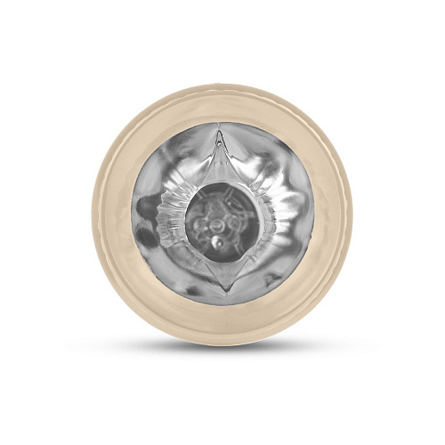 Перезаряжаемый мастурбатор-анус золотистого цвета Pipedream Extreme Toyz Rechargeable Roto-Bator Ass RD296