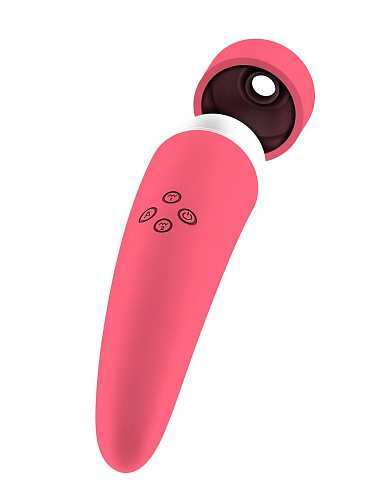 Розовый вакуумный клиторальный вибромассажёр Shots Media BV Personal vibrator HIKY HIKY001-PNK