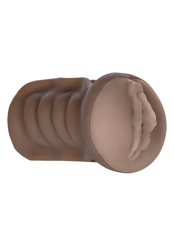 Темный мастурбатор-вагина коричневого цвета California Exotic Novelties VIVID RAW FUCK BUDDY SE-7505-20-3