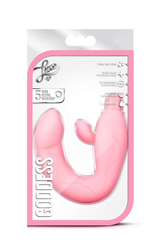 Розовый вибростимулятор G-точки Blush Novelties LUXE GODESS PINK BL-05060