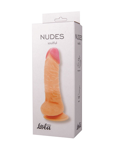 Телесный фаллоимитатор на присоске Lola toys Soulful 6006-01lola (19 см)