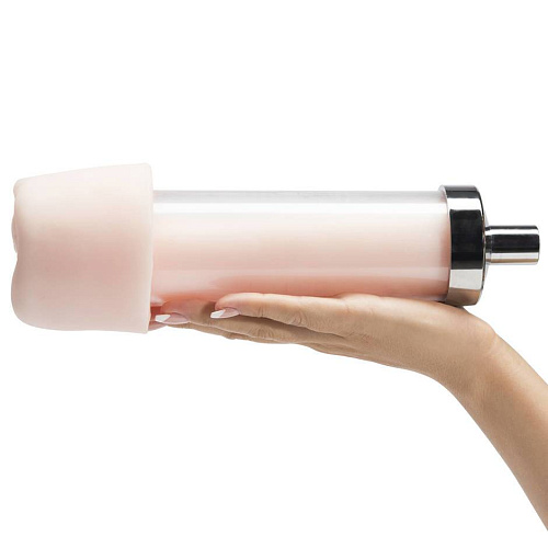 Чёрная секс-машина с двумя насадками LoveMachines Robo FUK 0815