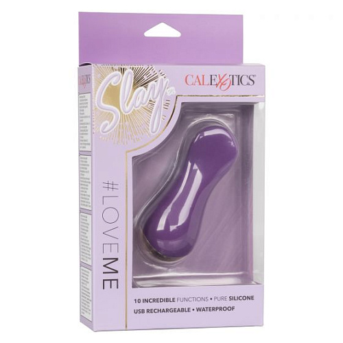 Фиолетовый мини-вибромассажёр California Exotic Novelties Slay #LoveMe SE-4407-20-3