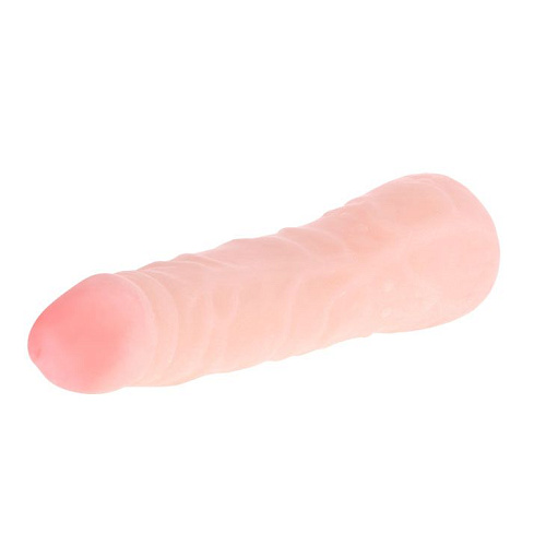 Реалистичный фаллоимитатор телесного цвета с рельефом Baile BW-007001G (16,3 см)