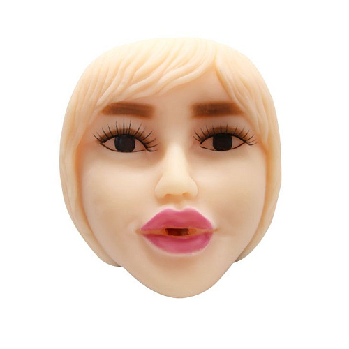 Мастурбатор-ротик телесного цвета с вибрацией Baile Temptation Passion Lady BM-009183-1