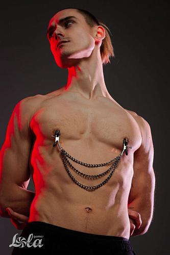 Зажимы на соски с тройной цепочкой Lola toys Uncensored 1139-01lola