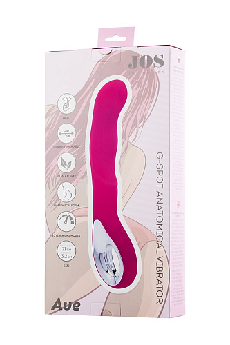 Розовый стимулятор точки G JOS AVE 783020 (21 см)