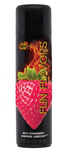 Разогревающий лубрикант с ароматом клубники Wet Fun Flavors 4-in-1 Sexy Strawberry 20423