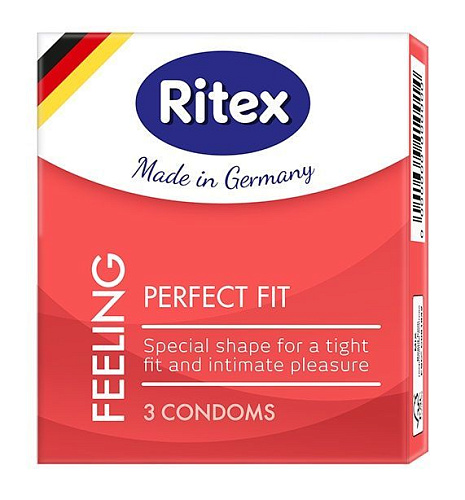 Презервативы анатомической формы с накопителем RITEX PERFECT FIT №3 (3 шт)