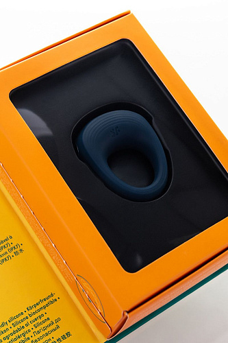 Синее эрекционное кольцо на пенис Satisfyer Ring 2 J02008-13