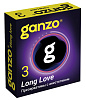 Презервативы с анестетиком для продления удовольствия Ganzo Long Love №3 (3 шт)