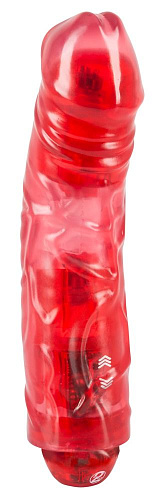 Красный вибромассажёр Orion Rechargeable Big Vibe 05908510000 (23,3 см)