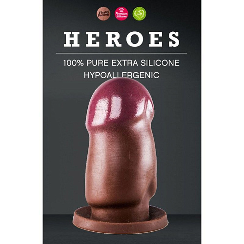 Коричневая анальная пробка для фистинга O-Products Heroes #22 Brown 115-HE48 (17 см)