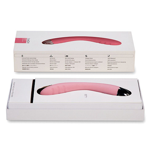 Нежно-розовый вибростимулятор Svakom Betty SUV-02B-PP (18 см)