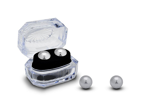 Металлические серебристые вагинальные шарики Seven Creations BEN WA BALL E0007A10PGAC