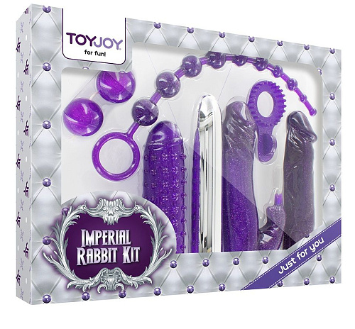 Набор фиолетовых стимуляторов Toy Joy Imperial Rabbit Kit 3006010123