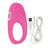 Розовое виброкольцо California Exotic Novelties Embrace pleasure rings SE-4616-05-3