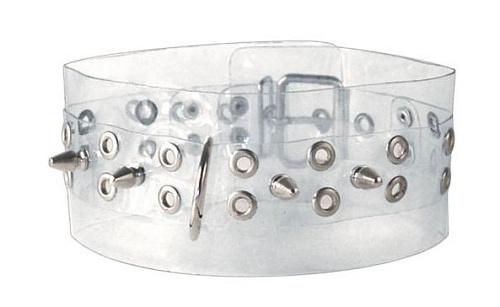 Прозрачный ошейник с шипами Sitabella 5105-0