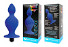 Синяя анальная вибровтулка конической формы Bior toys ST-40183-2 (10 см)