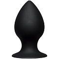 Чёрная анальная пробка Doc Johnson Kink Ace Silicone Plug 4.5 2401-17-BX (11,43 см)