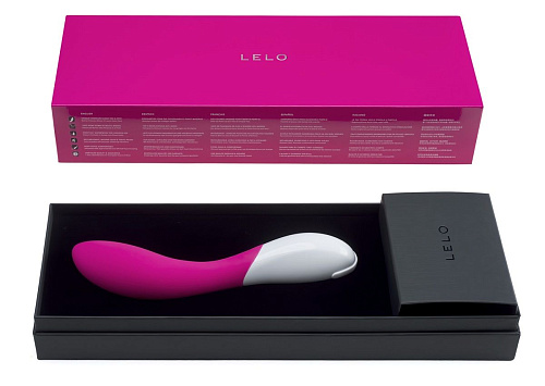 Вибромассажёр ярко-розового цвета Lelo Mona 2 Cerise LEL7602 (20 см)