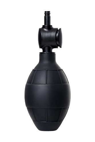 Мужская помпа-массажёр с силиконовой вставкой дымчатая Sexus 709008