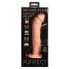Телесный вибратор на присоске Dream Toys PURRFECT SILICONE ONE TOUCH 21257 (20,5 см)