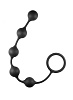 Чёрная анальная цепочка Lola toys Classic Anal Beads 4222-01Lola (31,5 см)